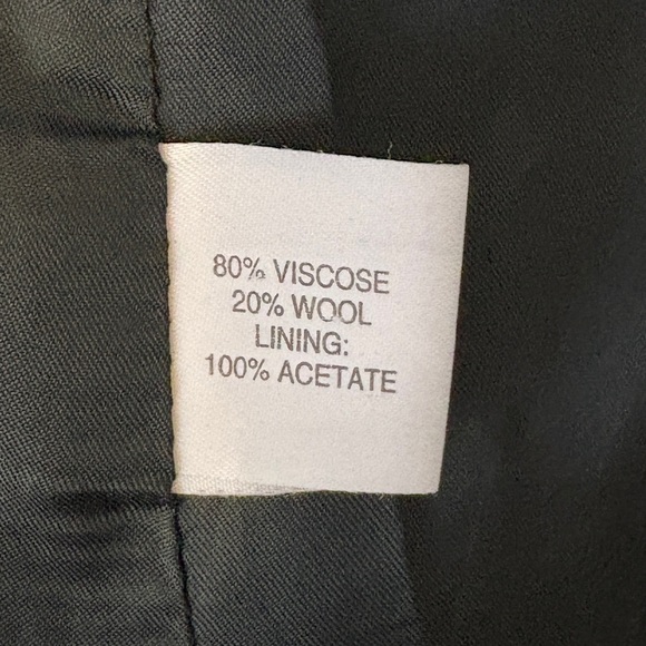 Vintage Thomas Burberry Single Breasted Wool Viscose Blend Women's Blazer Sz 10 - Picture 6 of 10